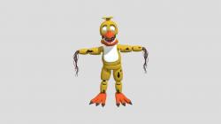 withered toy chica by fnaf fan12334 on deviantart 3D Models | Page 1 ...