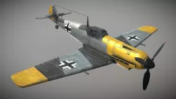 WW2 German Fighter Aircraft BF109e