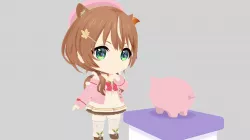 3D Fanart - Ayunda Risu From Hololive