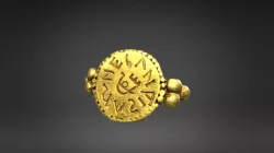 Bijoux de la reine Arégonde : bague sigillaire