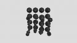 black Chess pieces