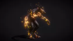 Burning Werewolf Eve