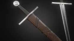 Crusader Sword + Scabbard