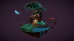 Diorama Sky Fisherman