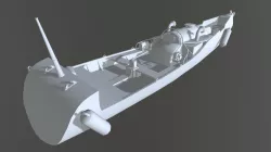 "Dreadful Wale's skiff" from Dishonored 2 (WIP)