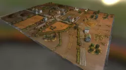 Flames of War battlefield scan at game end