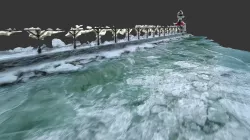 Frozen Michigan Lake | 3D Scan