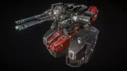 High-Mobility Self-Propelled Artillery Prototype