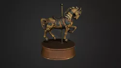 Horse Sculpture Color Scan