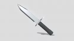 Knife low poly