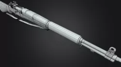 M1 Garand Wireframe