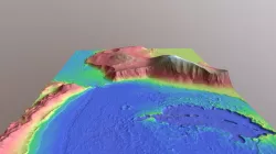 Mars, Lava Vent in Vivid