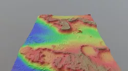 Mars, Martian Meanders in Vivid