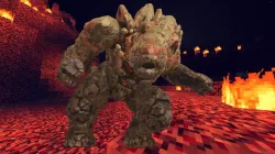 Minecraft Rock Golem Build Schematic