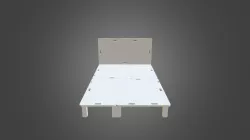 Mortise Full Size Bed Frame Model