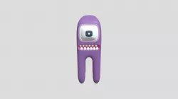 One Eyed Alien Creature