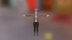 Team Mystic Inspired Character(Low Poly)