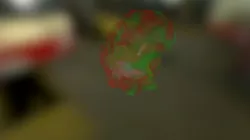 Transperent Bunny W/ No Ears And Has Chicken Pox