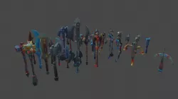 Weapons Set - Brave Series