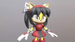 WIP Honey The Cat Archie Style T-Pose