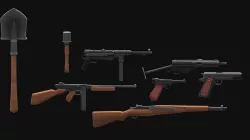 WW2 Stylized Weapon Pack