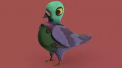 Archy the armoured messenger pigeon