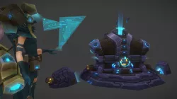 ARK MATRIX | Stylized Sci-Fi Chest (Closed)