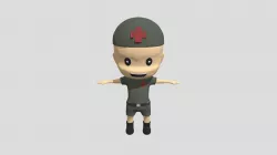 Chibi Medic Painted