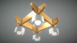 Easy Made Hanging Lamp