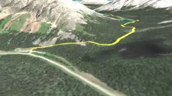 Elbow Falls Hiking Trail