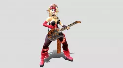Glam Metal Elf (Animation+Physic Test)