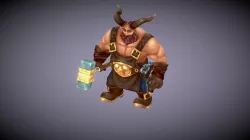 Horned blacksmith - 2 anim set
