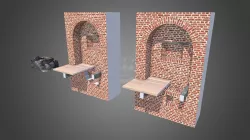 Kruithuis, ventilatiegat onder de vloer