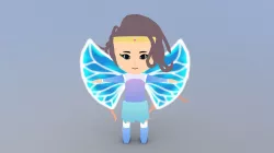Low-Poly Chibi Fairy