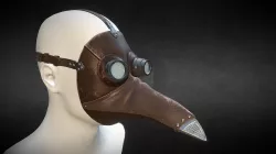Máscara Peste Negra Estilizada