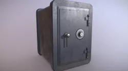 Old iron safe