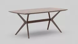 Olsen Dining Table 185cm - Cocoa Brown