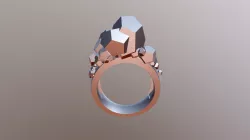 Pyrite ring