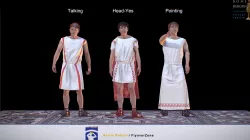 Roman avatars (Talking-Pointing-Head Yes).