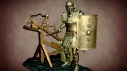 Roman Ballista diorama - 3d - printable