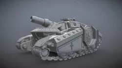 Scifi Gothic Artillery Tank