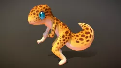 Shy Leopard Hunter [Hand Painted]