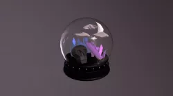 Skull Snowglobe