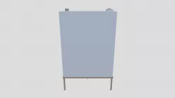 Small oil tank c/w feed & return, stand