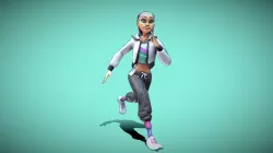 SPORT GIRL CARTOON