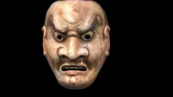 Bishamon Noh Mask