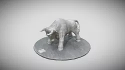 Bull statue