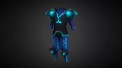 Character body armor  - Low Poly
