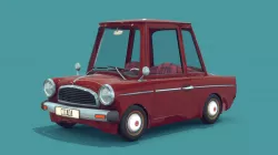 Cicada - Retro Cartoon Car