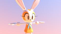 Cream The Rabbit Custom Model rabbit cream rigged fur 3D Models | Page 1 | STLFinder
